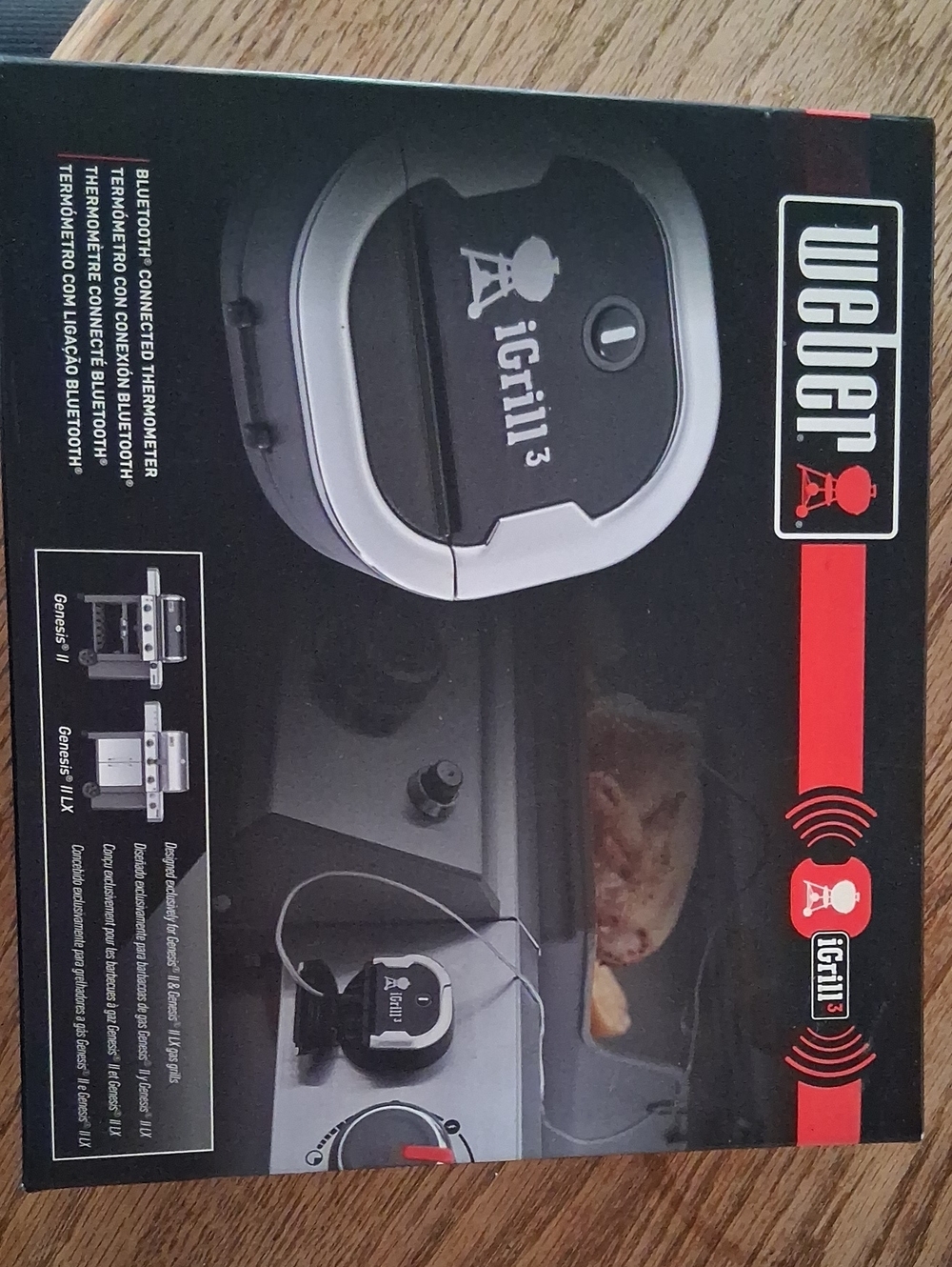 NIB Weber igrill3 Bluetooth Connected Thermometer